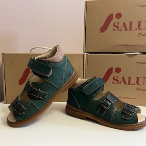 SALUS supinált zöld fiú szandál