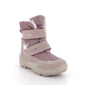 PRIMIGI GORE-TEX vízálló csillagos rózsaszín bélelt lány csizma