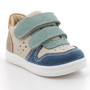 PRIMIGI zöld-kék-barna fiú félcipő